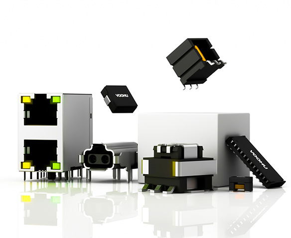 VOOHU RJ45 connectors, transformers and inductors