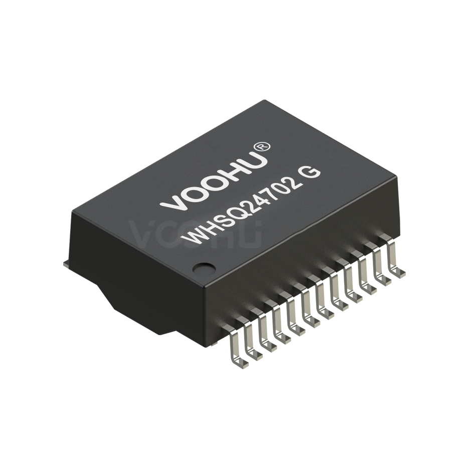 WHSQ24702G Single Port SMD 2.5G/5G  PIN24 4PPoE Lan Transformer