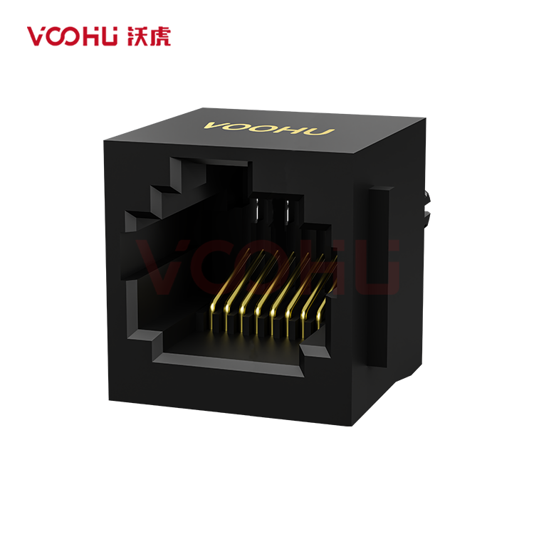 SYT5222E1188IWA1DY1017 180° vertical  1*1 Tab UP NO LED DIP  RJ45