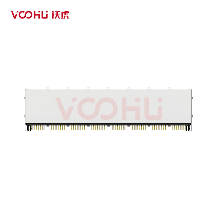 SYT59212888HWA1DY1A022Short body 90&deg; side insertion 2*8 Tab UP/Down LED Y/G Shield Tabs DIP RJ45