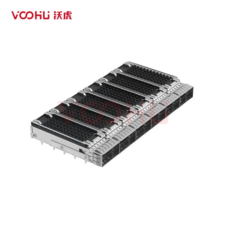 WHSFP30816W010 SFP28 1×6 25G Cage Heat Sink Fiber Optic cages