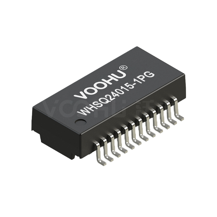 WHSQ24015-1PG Single Port SMD 2.5G/5G  PIN24 PoE+ Lan Transformer