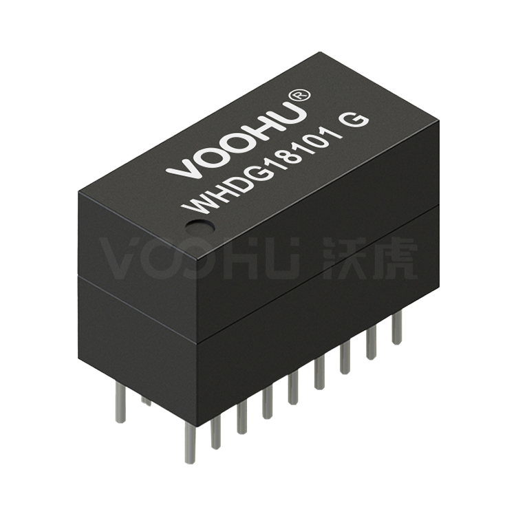 WHDG18101G Single Port DIP Gigabit Base-T PIN18 non-PoE  Lan Transformer