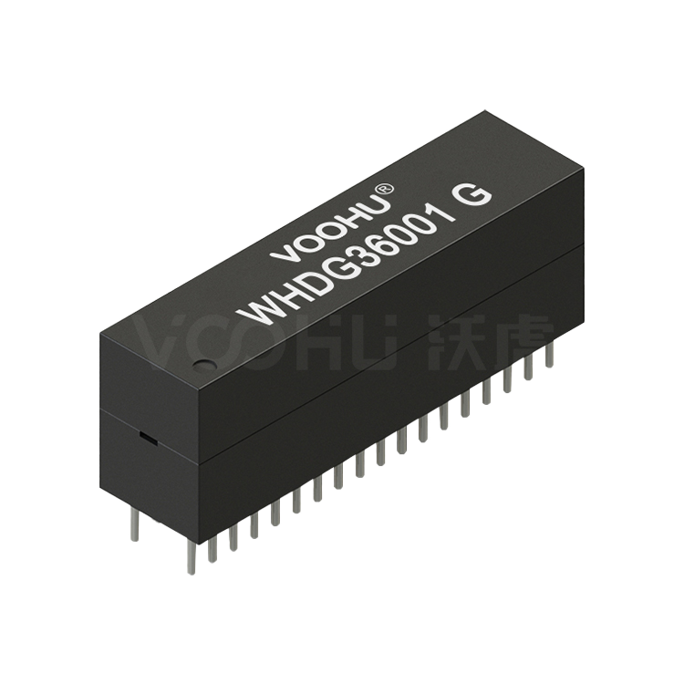 WHDG36001G Dual Ports DIP Gigabit Base-T PIN36 non-PoE Lan Transformer