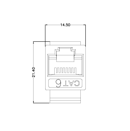 RJ45 Straight Connector