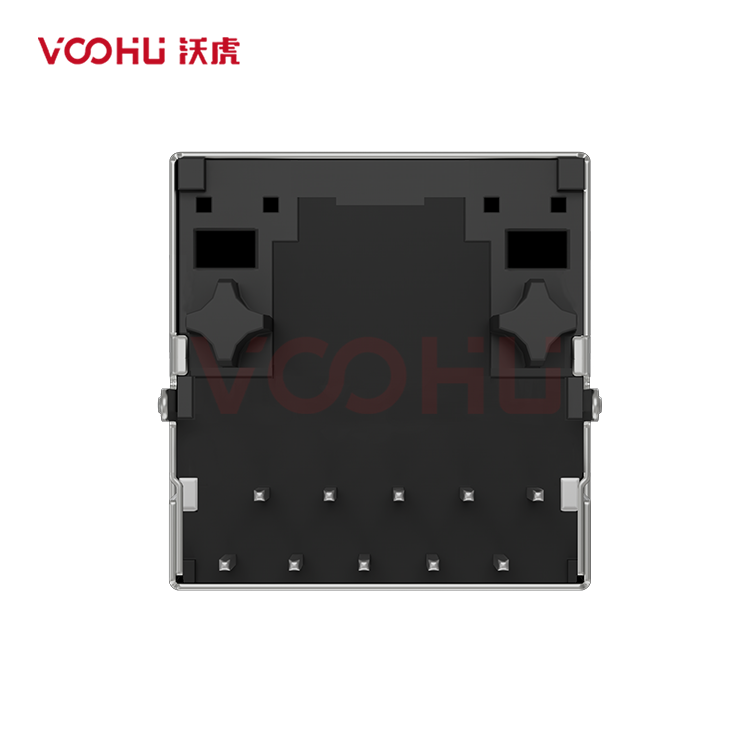 SYT511Q340AB2A8DA2  180&deg;  1*1 Tab UP 2.5G LED G/Y Shield Tabs DIP RJ45