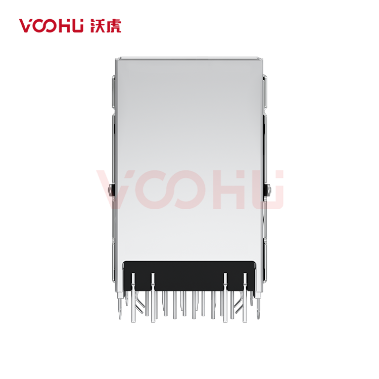SYT711U3Q009AE8WDBN359  90&deg;  1*1 Tab UP LED Y/OG DIP 1000BASE RJ45+Dual USB 3.0