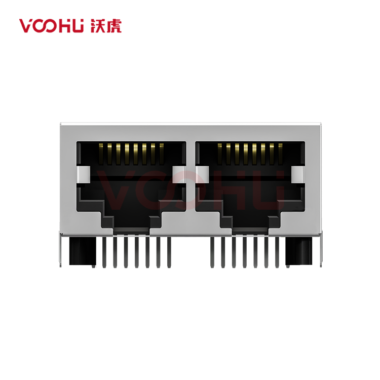 SYT112B035GWA1DB  90&deg; side insertion  1*2  Tab DOWN  DIP RJ45