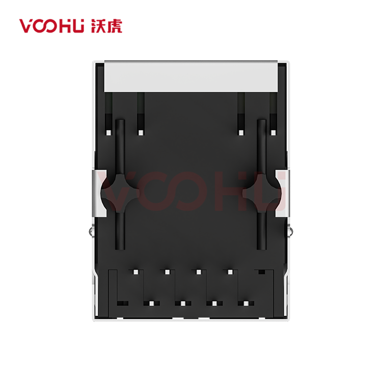 SYT111Q066AA2A1D  90&deg;  1*1  Tab Down  LED G/Y 100/1000BASE  DIP RJ45