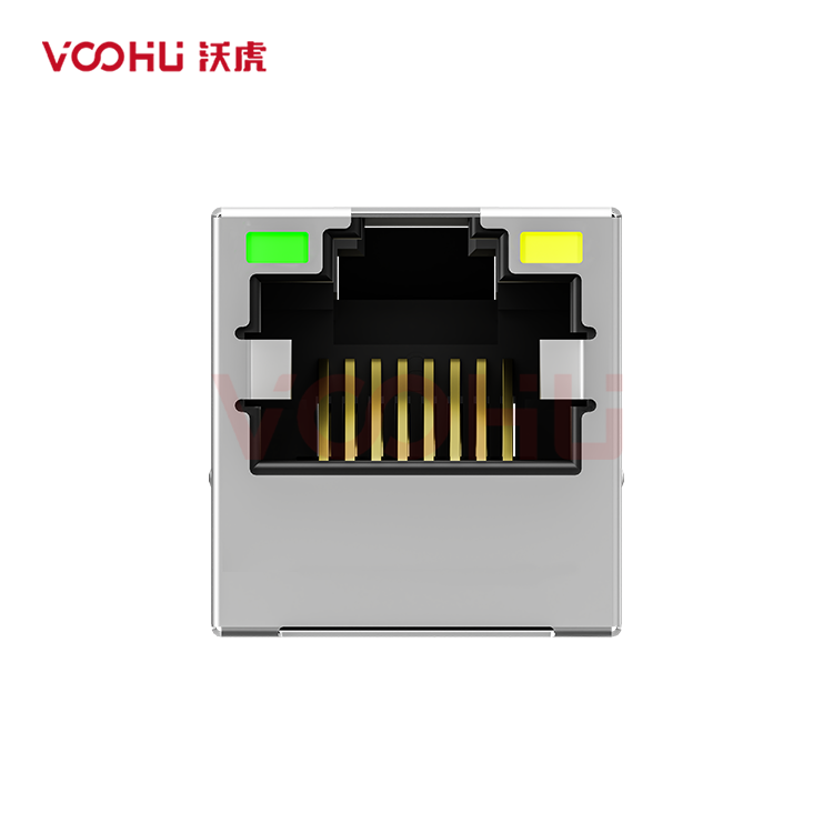 SYT511B083NB2A5D 180&deg;  1*1  Tab Up  LED G/Y 10/100BASE  DIP RJ45