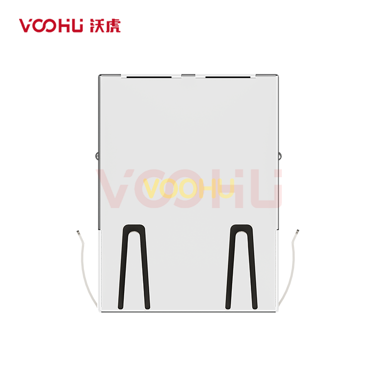 SYT211Q776FG1A4D  90&deg;  1*1  Tab Up 100/1000BASE LED GY/GY DIP RJ45