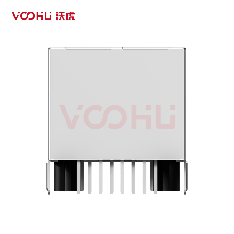 SYT111Q504AB2A10DP19057  90&deg;  1*1  Tab Down LED G/Y 100/1000BASE POE+  DIP RJ45