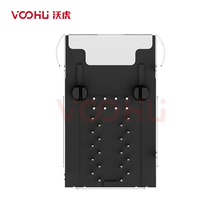 SYT21Q066DB2A4D068  90&deg;  2*1  Tab-Up/Down 100/1000BASE LED G/Y DIP RJ45