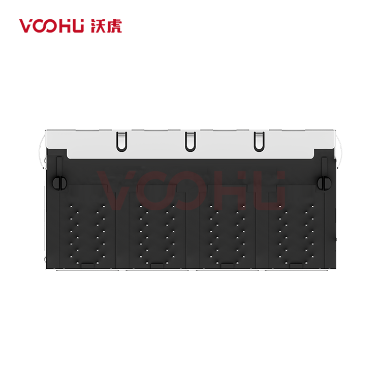 SYT24Q042AB2A2D057  90&deg;  2*4  Tab-Up/Down 100/1000BASE LED G/Y DIP RJ45