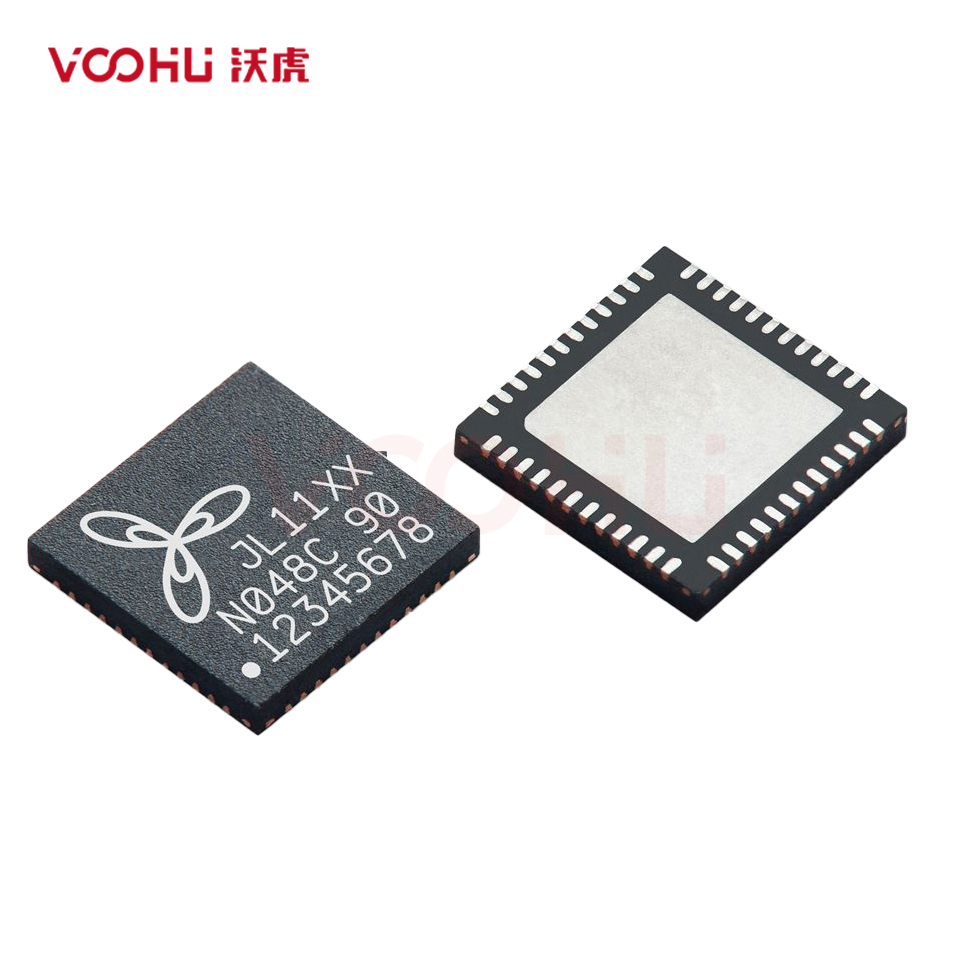 JL1101-N032C 10/ 100M MII/ RMII 3.3V/2.5V/1.8V 0-70℃ 5*5mm Ethernet PHY Chip