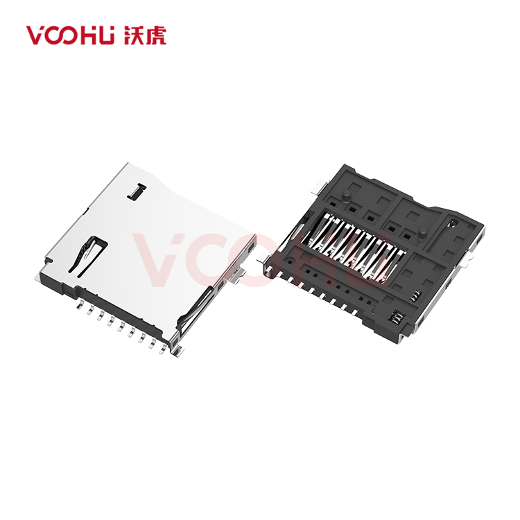 WHMC185-T1250-30  Adaptation type Micro SD  Pop-up SMT Hot-swap support  Micro SD