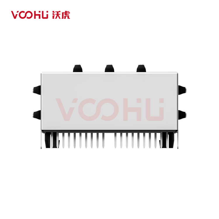 SYT312B002HWA4D  90&deg; side insertion  1*2  Tab Up 10/100M  DIP RJ45