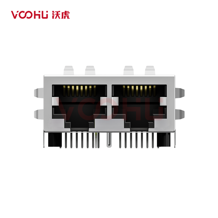 SYT112B083HWA1D5  90&deg; side insertion  1*2  Tab DOWN  10/100M  DIP RJ45