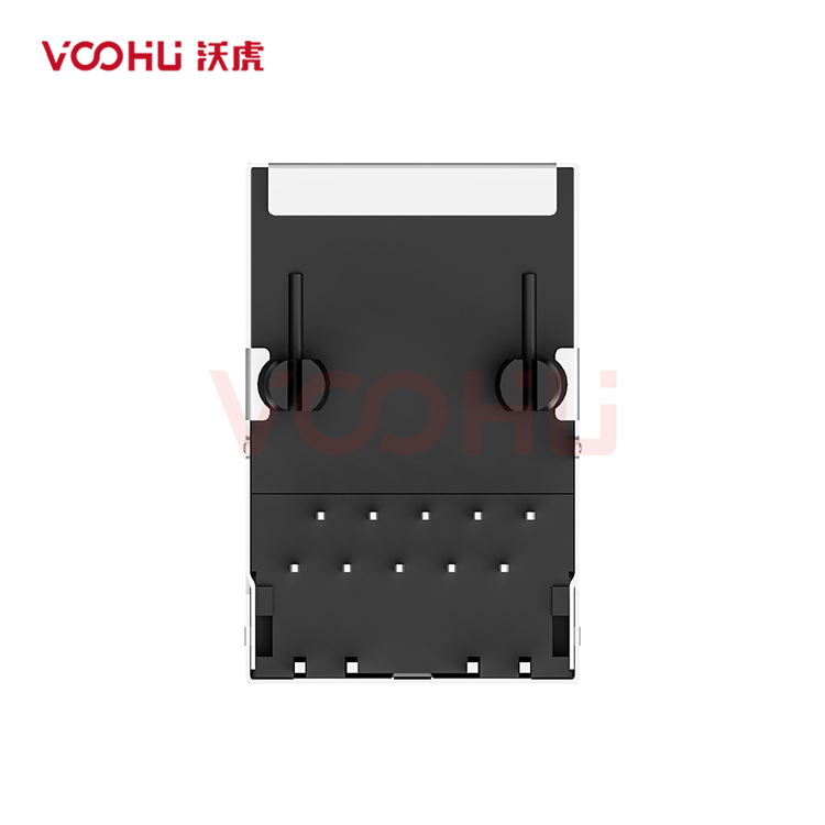 SYT311Q070AJ3A4DN  90&deg;  1*1  Tab Up 100/1000BASE  LED GY/G  DIP RJ45