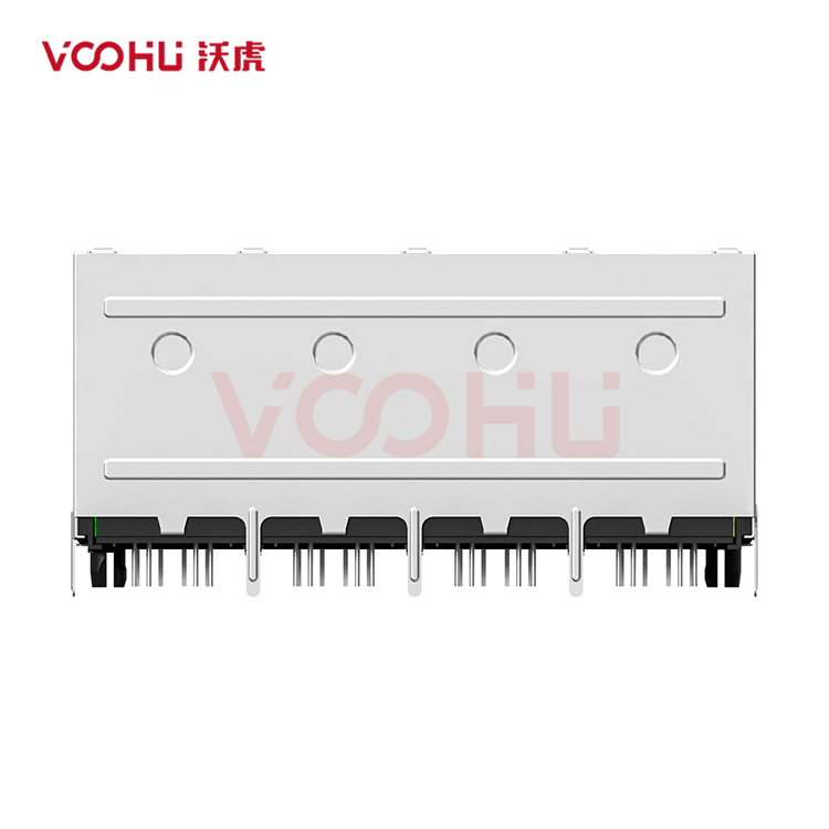 SYT24Q042HWA4D068  90&deg;  2*4  Tab-Up/Down 100/1000BASE DIP RJ45