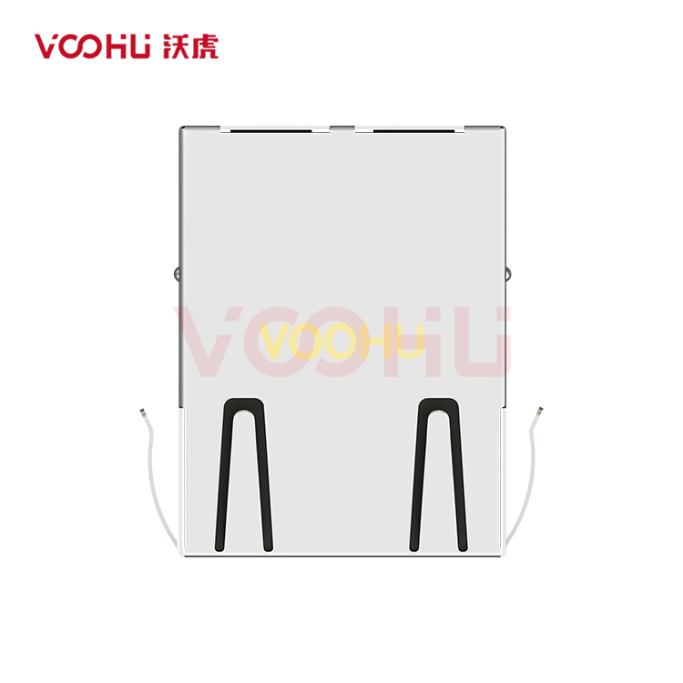 SYT211Q028FE3A4D  90&deg;  1*1  Tab Up 100/1000BASE LED G/GY DIP RJ45