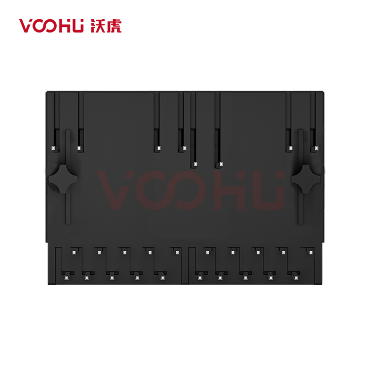 SYT112Q106JB1A1D  90&deg;  1*2  Tab Down 100/1000BASE LED Y/G DIP RJ45