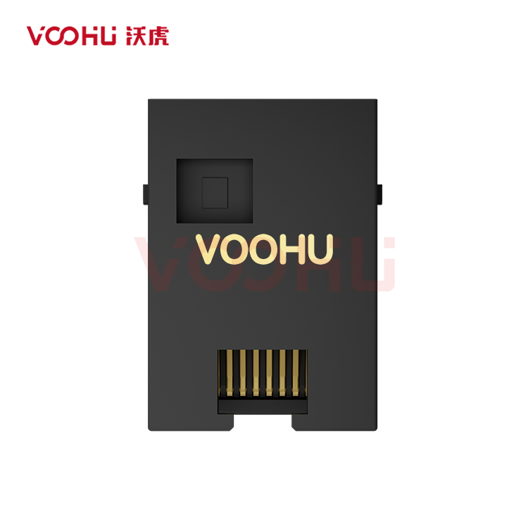 SYT1511B083IWW4CBD057  90&deg; side insertion  1*1   Tab Up 10/100M DIP RJ45 Offset Connector