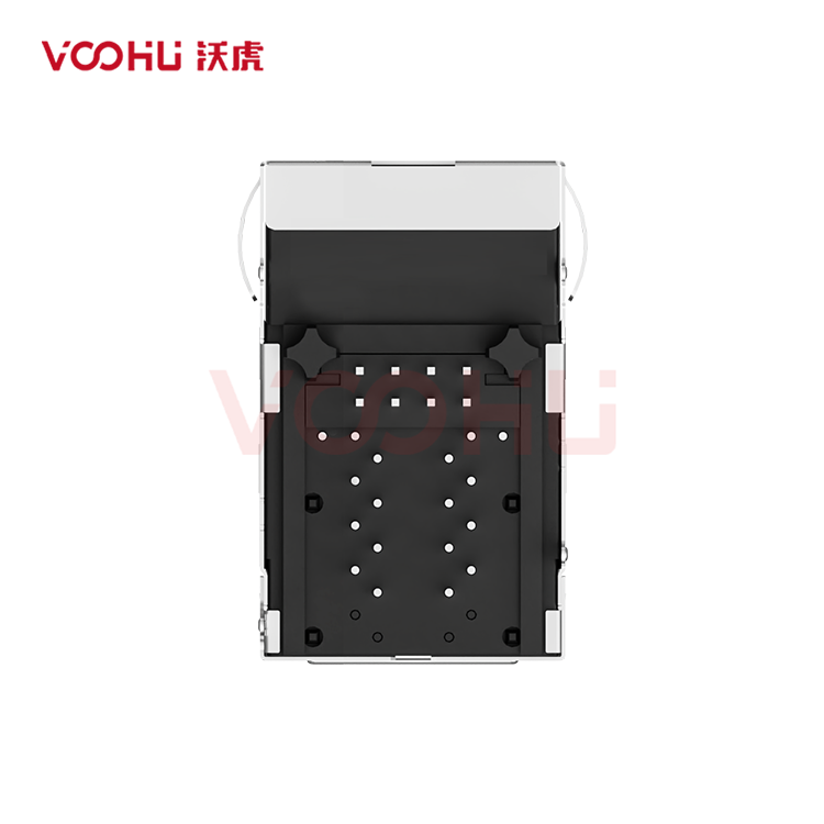 SYT21B002DB2A5D068  90&deg;  2*1  Tab-Up/Down 10/100BASE LED G/Y DIP RJ45