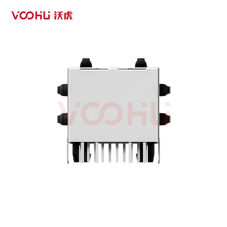 SYT311B019DB3A4DPN  90&deg; side insertion  1*1 Tab UP  G/G 10/100M POE 350mA DIP RJ45
