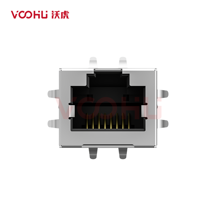 SYT52T1188HWA1DY1008 180&deg; vertical 1*1 Tab UP With shrapnel RJ45