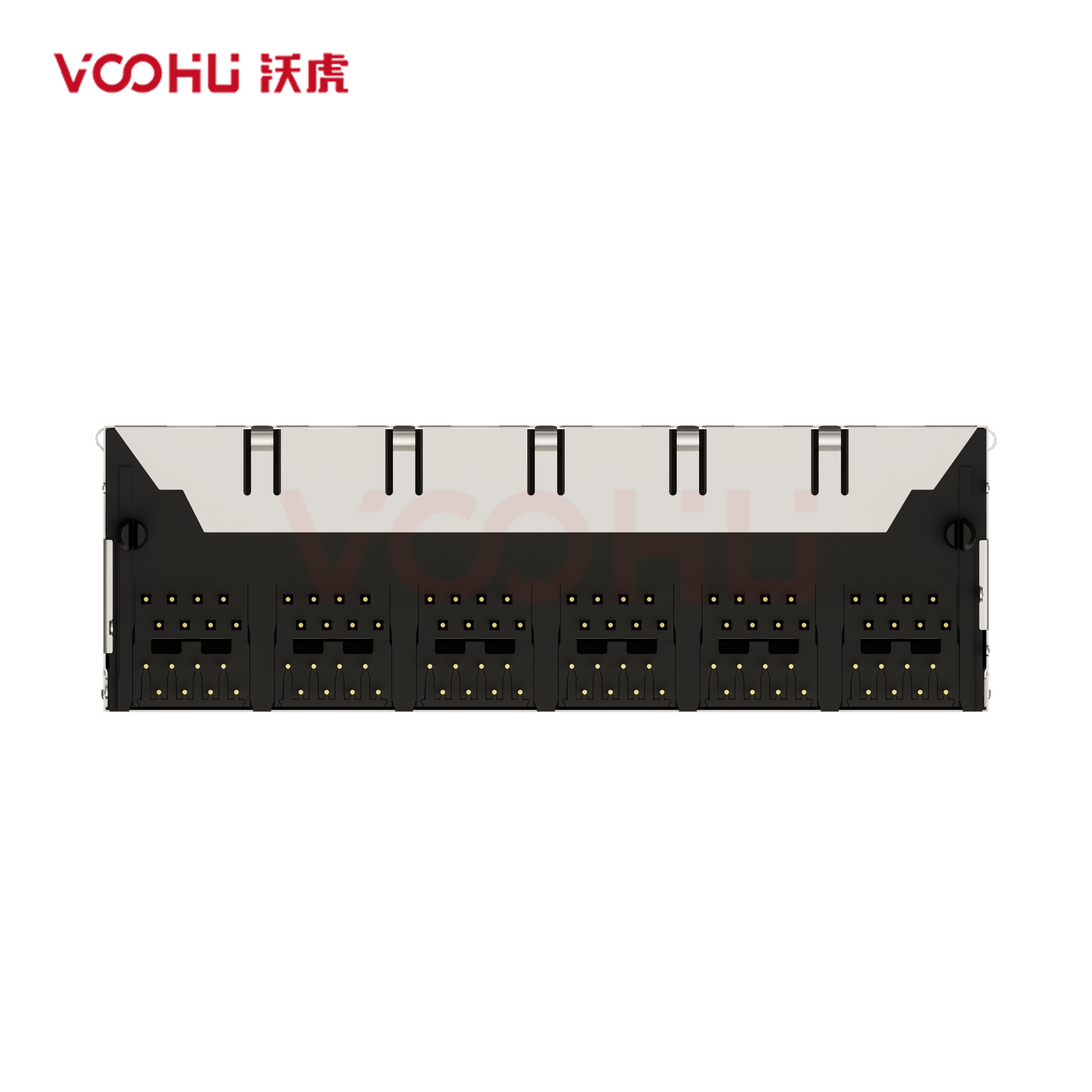 SYT59212688HWA1DY1A157  90&deg; side insertion 2*6 8P8C  Tab UP/Down NO LED DIP RJ45
