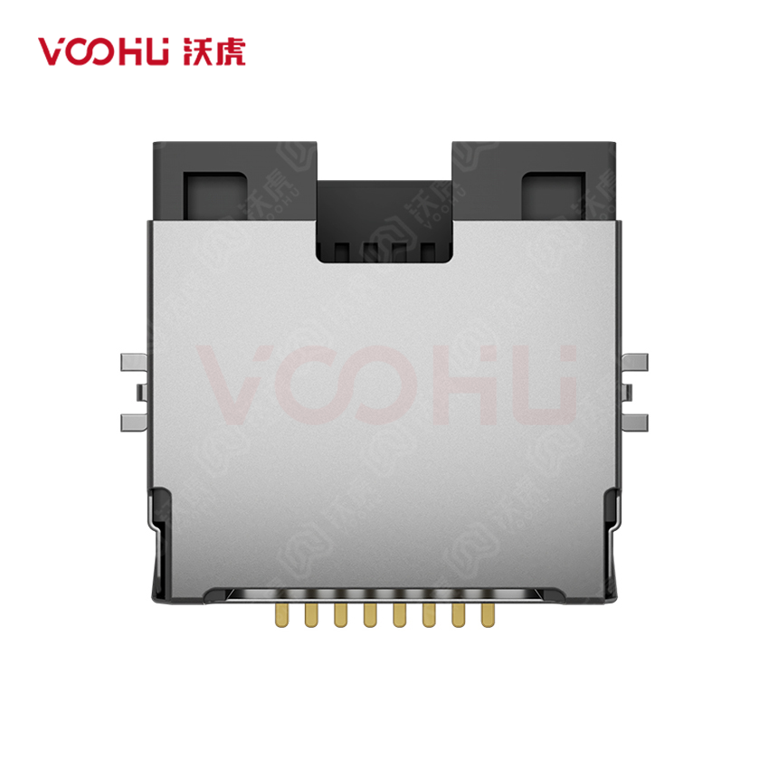 SYTCB801188GWA6SB1133  90&deg; side insertion 1*1 Tab Up SMT RJ45 Offset Connector