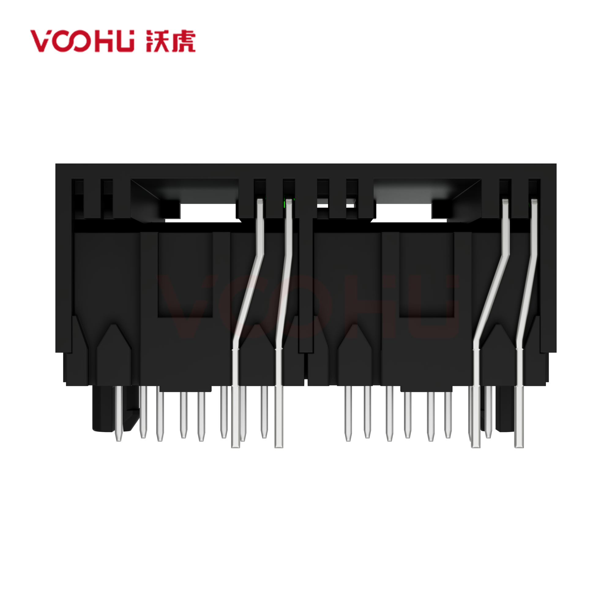 SYT312Q106JE6A4DN 90&deg;  1*2  Tab Up 100/1000BASE LED G/GO DIP RJ45