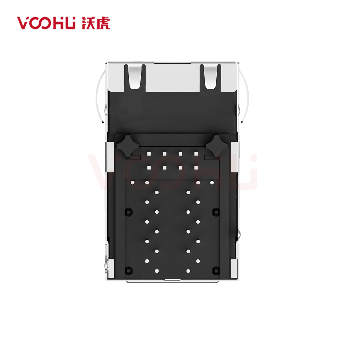 SYT21Q042DG1A2D057  90&deg;  2*1  Tab-Up/Down 100/1000BASE LED GY/GY DIP RJ45