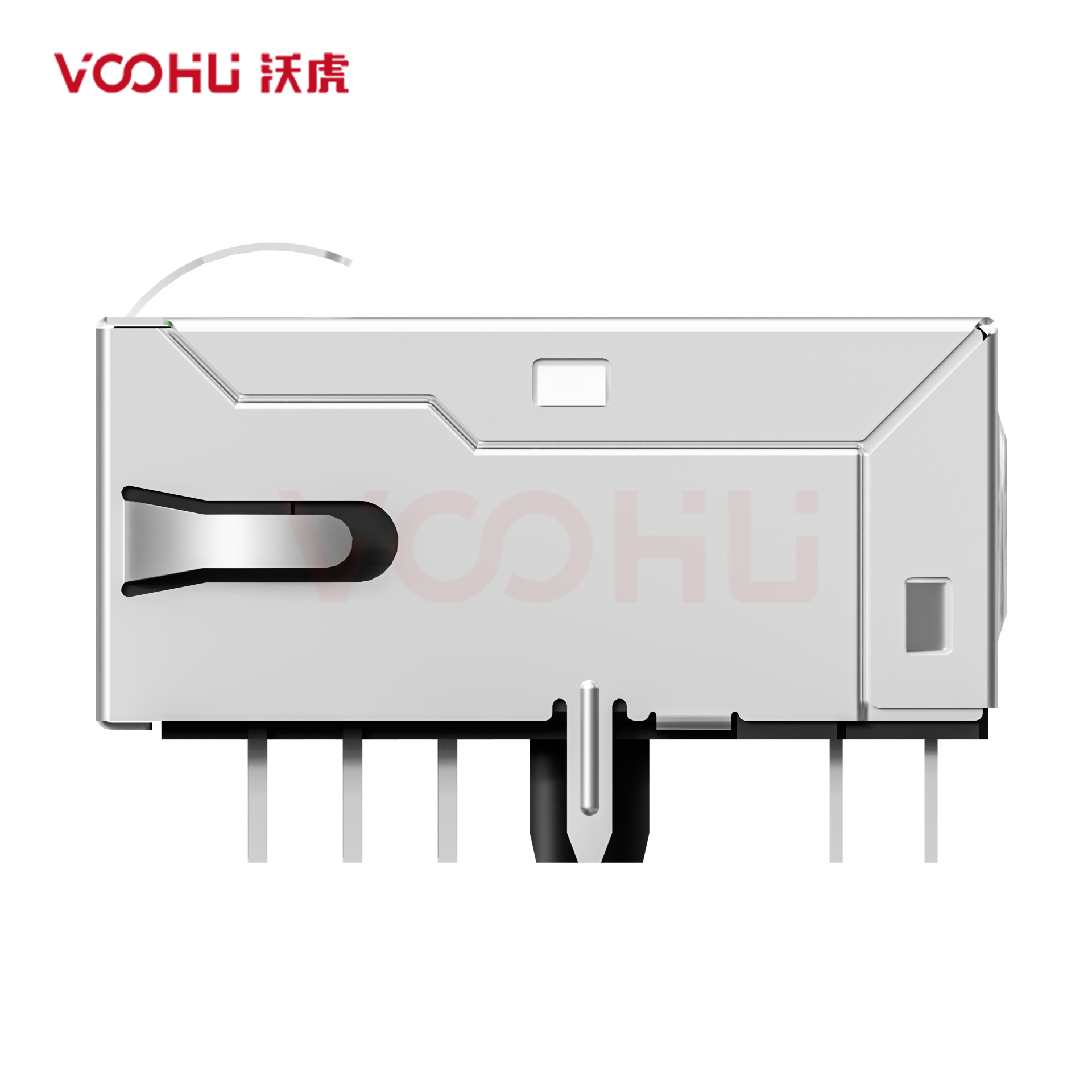 WH99TG-Q618G830415  90&deg;  99TG 1X1 Gigabit Pin length 1.8mm JACK LED GO/Y DIP RJ45(Low Profile)