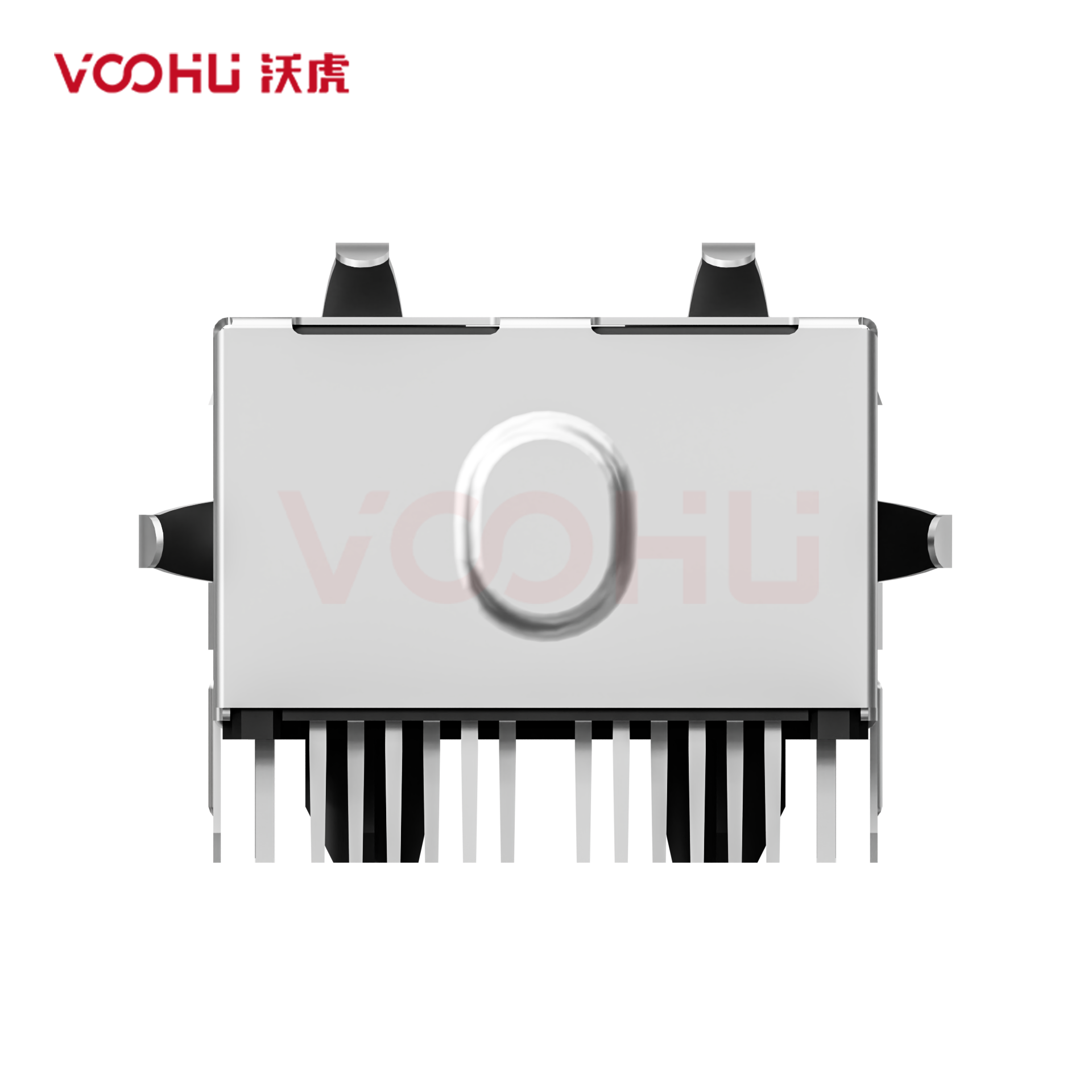WH99TG-Q618G830415  90&deg;  99TG 1X1 Gigabit Pin length 1.8mm JACK LED GO/Y DIP RJ45(Low Profile)