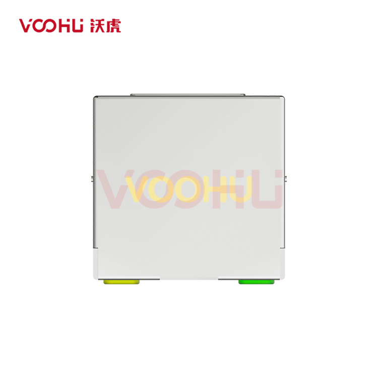 SYT561188AE4A1DY1   90&deg; side insertion 1*1 Tab UP 56 with shielding and light  LED G/GY  RJ45