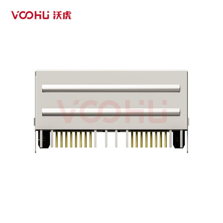 SYT561288AE6A3DY1027  90&deg; side insertion 1*2 Tab UP  LED G/GO  RJ45