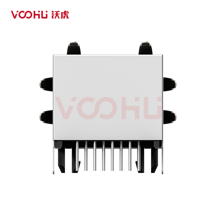 SYT59211111HWA1D1Y1  90&deg; side insertion 1*1 Tab DOWN 10P10C NO LED DIP RJ45