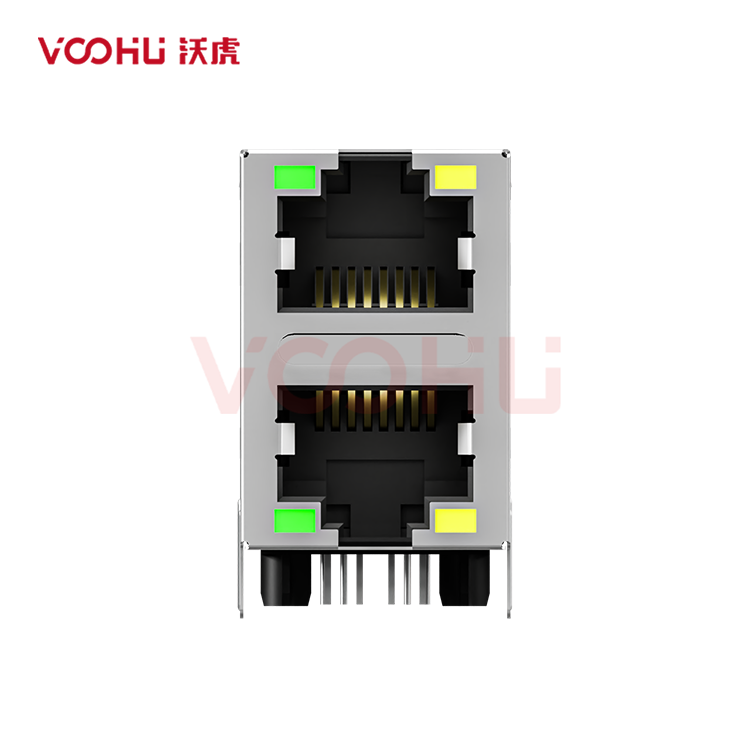 WH59C31881111101   90&deg;  2*1  Tab-Up/Down  5921S 8P8C-D LED G/Y DIP RJ45