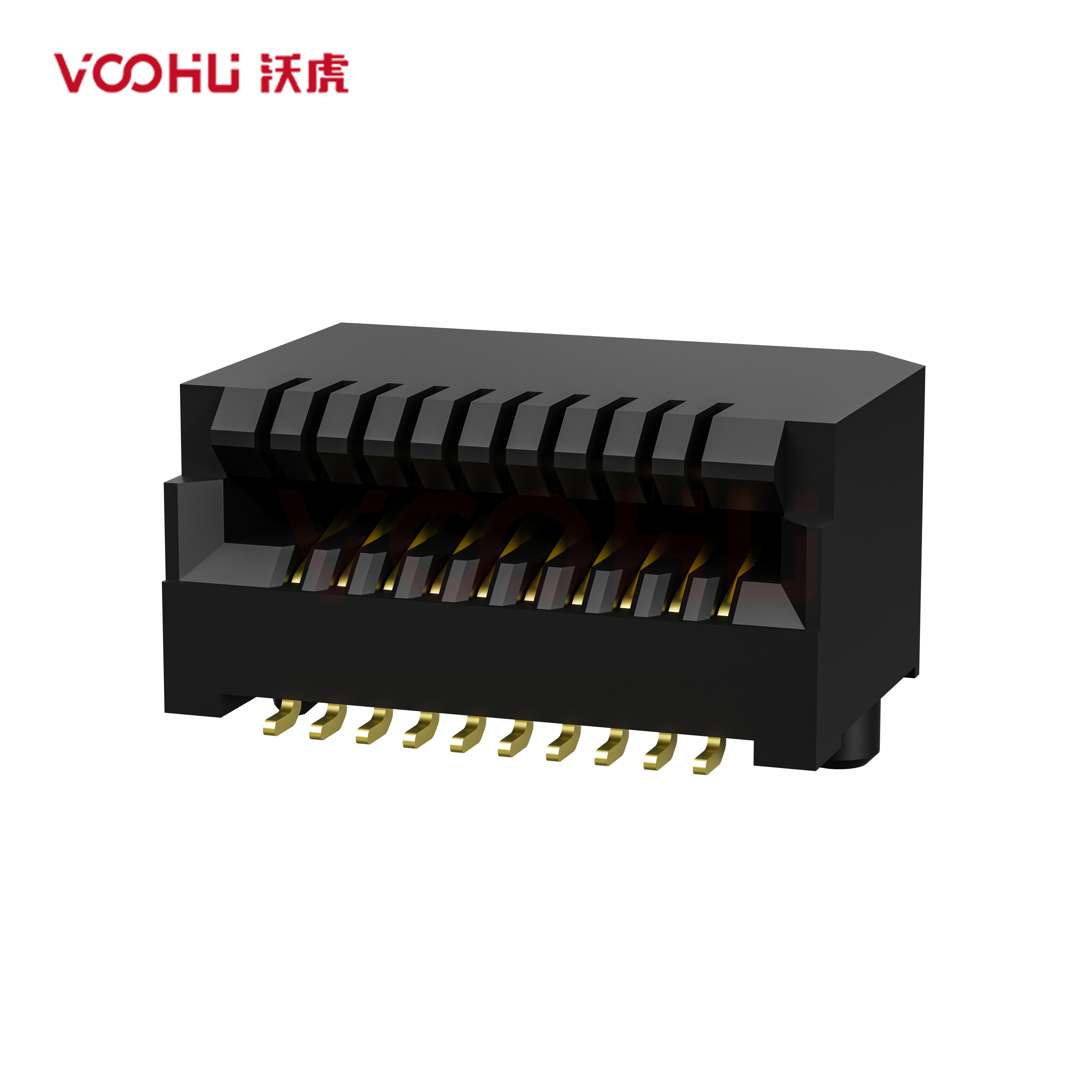 WH81-151-Y0002-1  1 × 1 10G SMD Connector Gold Plated15U  Connectors