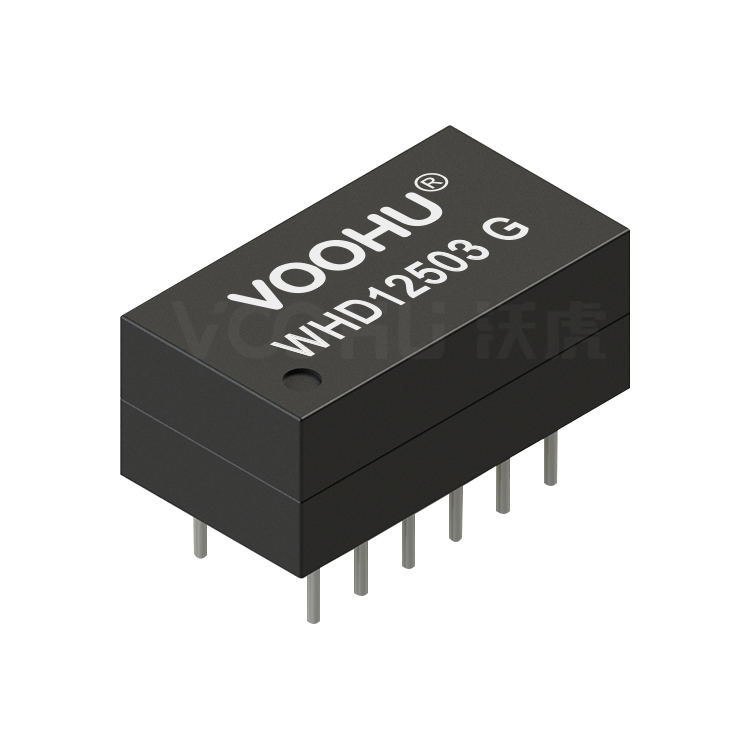 WHD12503G  Single Port DIP 10/100Base-TX PIN12 non-PoE  Lan Transformer