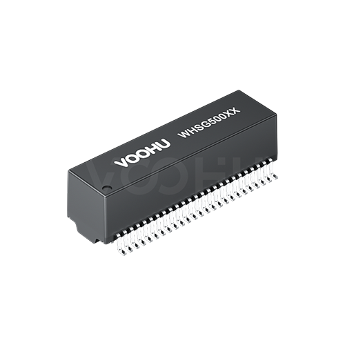 WHSG50001TG Dual Ports SMD Gigabit Base-T PIN50 PoE Lan Transformer