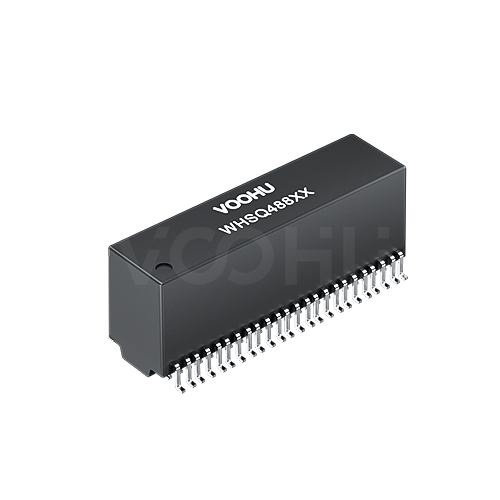 WHSQ48802C2 Dual Ports SMD 2.5G/5G  PIN48 4PPoE Lan Transformer