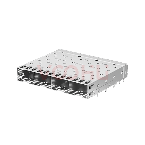 WHSFP01014W006 SFP 1 × 4 5G Cage Press-Fit Fiber Optic cages
