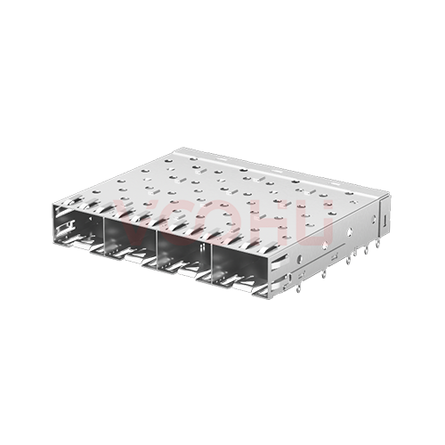 WHSFP01214W002 SFP 1 × 4 5G Cage Solder  Fiber Optic cages