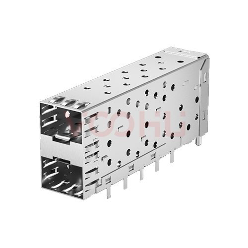 WH81-121-Y0010-1 SFP 2x1 Press Fit Connector Fiber Optic cages