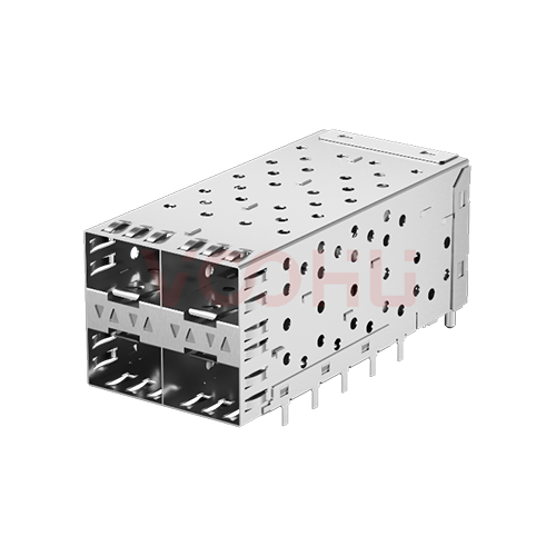 WHSFP05422D018 SFP 2×2 5G Cage+Connector Connector Gold Plated15U Fiber Optic cages