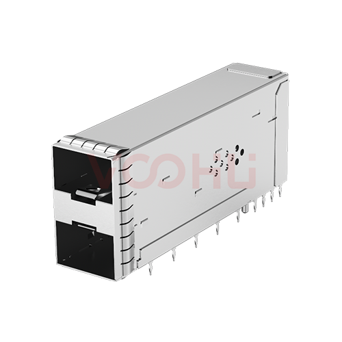 WHSFP32021F003 SFP28 2×1 25G Cage+Connectors Fiber Optic cages