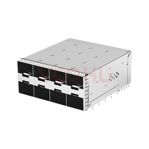 WHSFP32024F002 SFP28 2&times;4 25G Cage+Connectors Fiber Optic cages